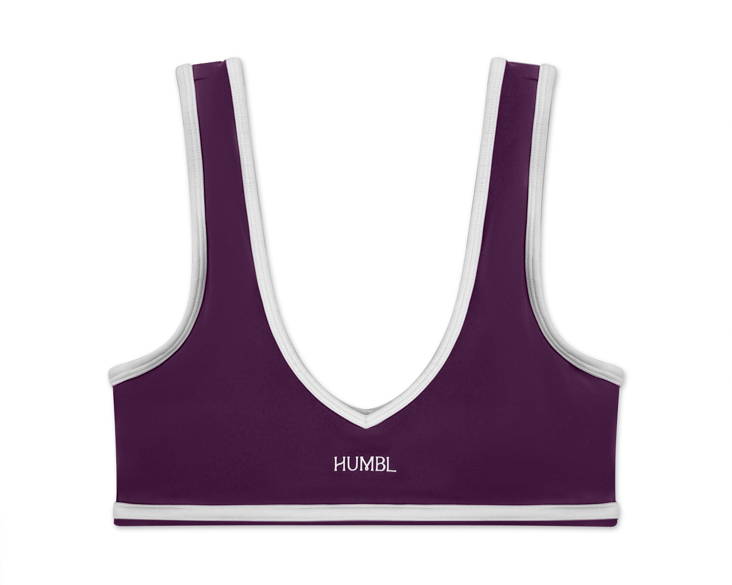 FLOW Sports Bra - Plum - Humbl Her