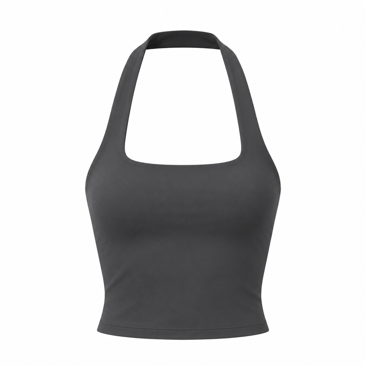 BLOOM Halter Tank Top - Grey - Humbl Her
