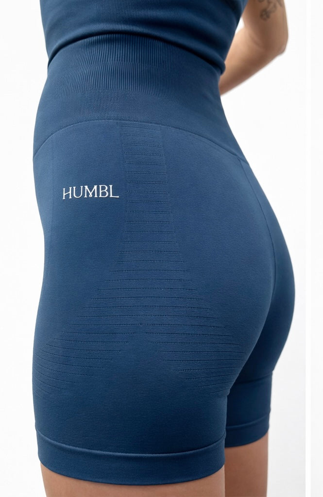 BALANCE High-Waist Scrunch Shorts | Sculpting Seamless Biker Shorts - Humbl Her