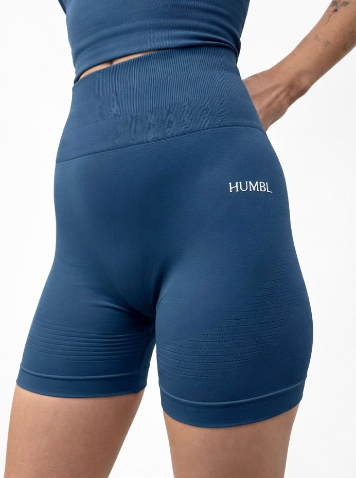 BALANCE High-Waist Scrunch Shorts | Sculpting Seamless Biker Shorts - Humbl Her