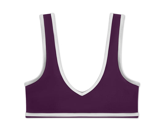 FLOW Sports Bra - Plum - Humbl Her