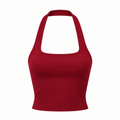 BLOOM Halter Tank Top - Ruby - Humbl Her