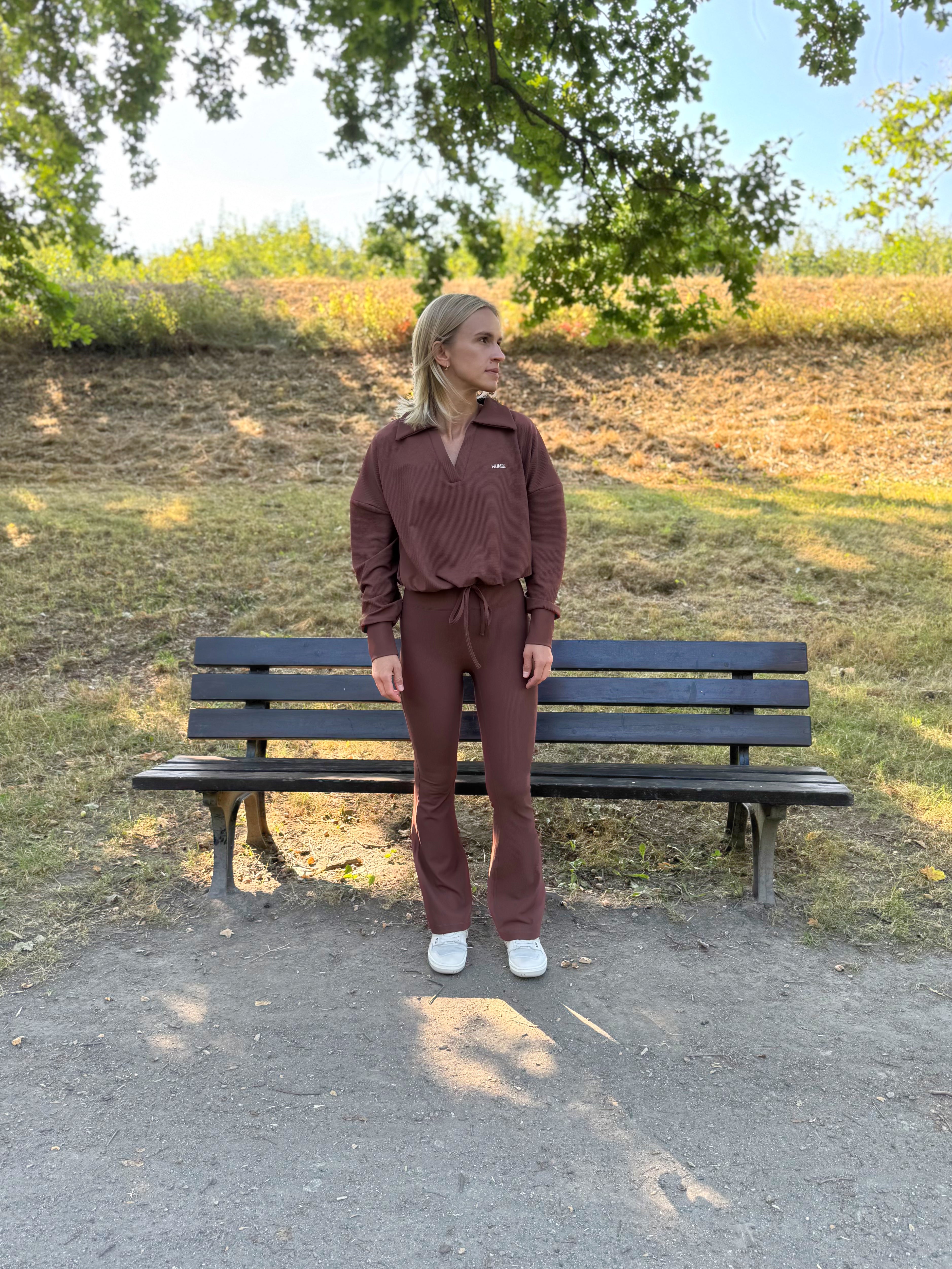 HARMONY Relaxed Fit Collared V-Neck Jumper - Humbl Her