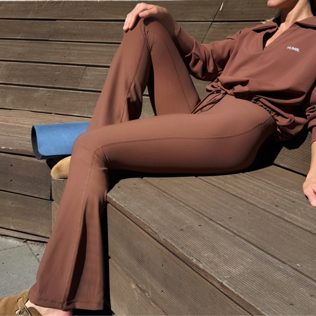HARMONY High-Waist Flare Pants - Humbl Her
