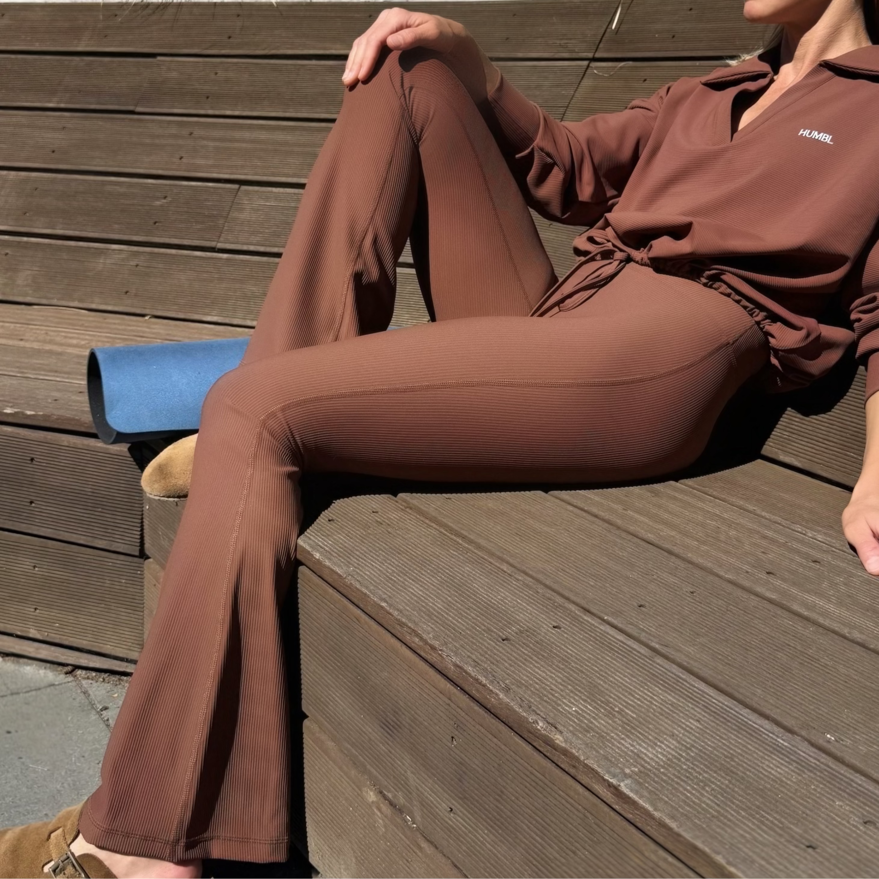 HARMONY High-Waist Flare Pants - Humbl Her