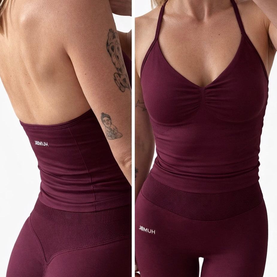 LOVE Seamless Halter Top - Humbl Her