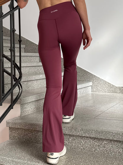BALLET V-Waist Flare Pants