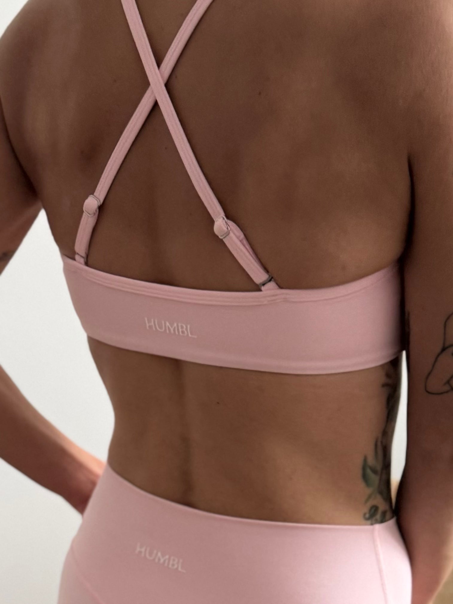 BALLET Adjustable Cross or Straight Strap Sports Bra | Light-to-Medium Support - Humbl Her