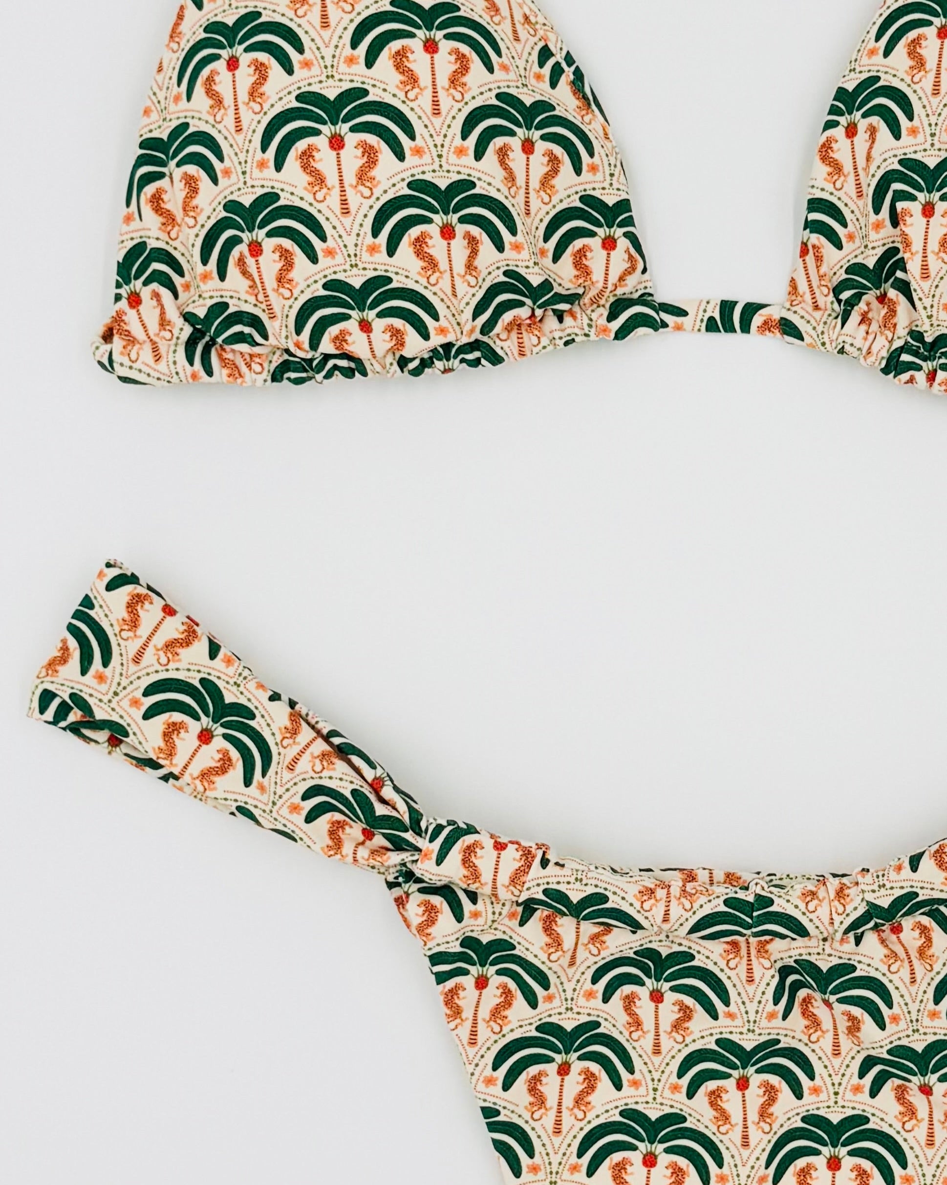 WILD IN PALMS Ruched Bikini Set *Limited Edition* - Humbl Her