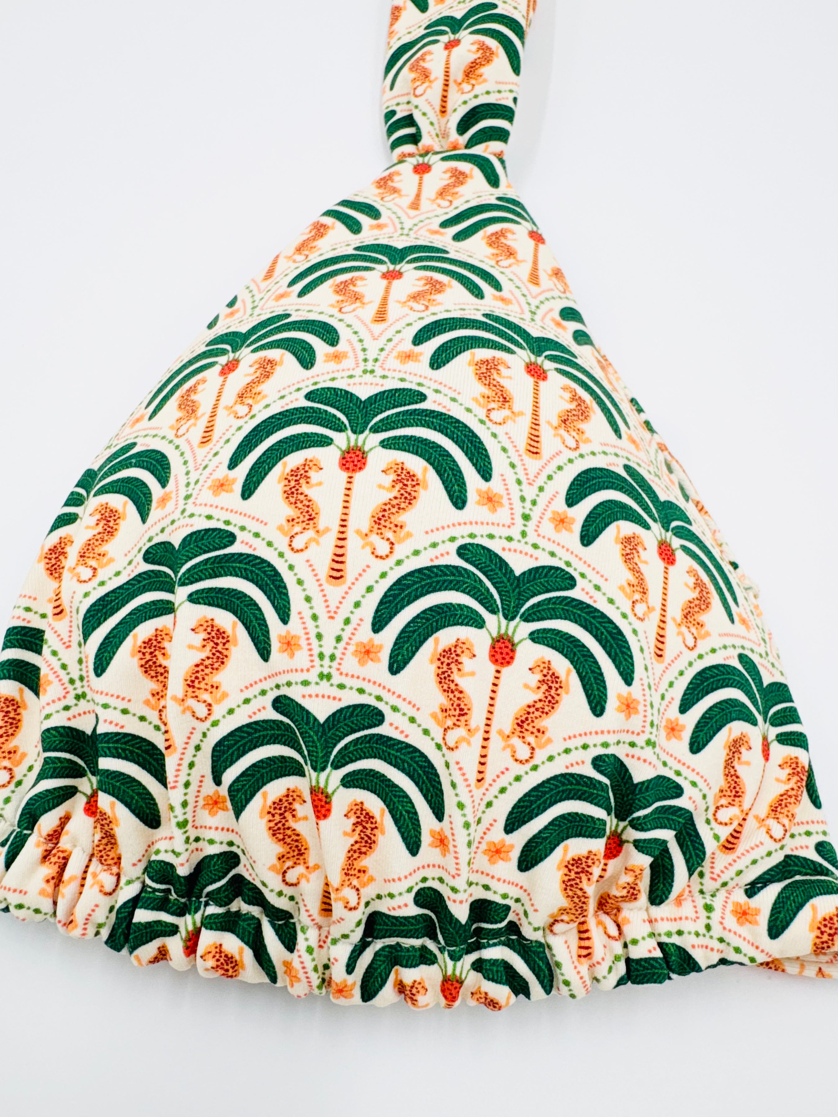 WILD IN PALMS Ruched Triangle Bikini Top *Limited Edition* - Humbl Her