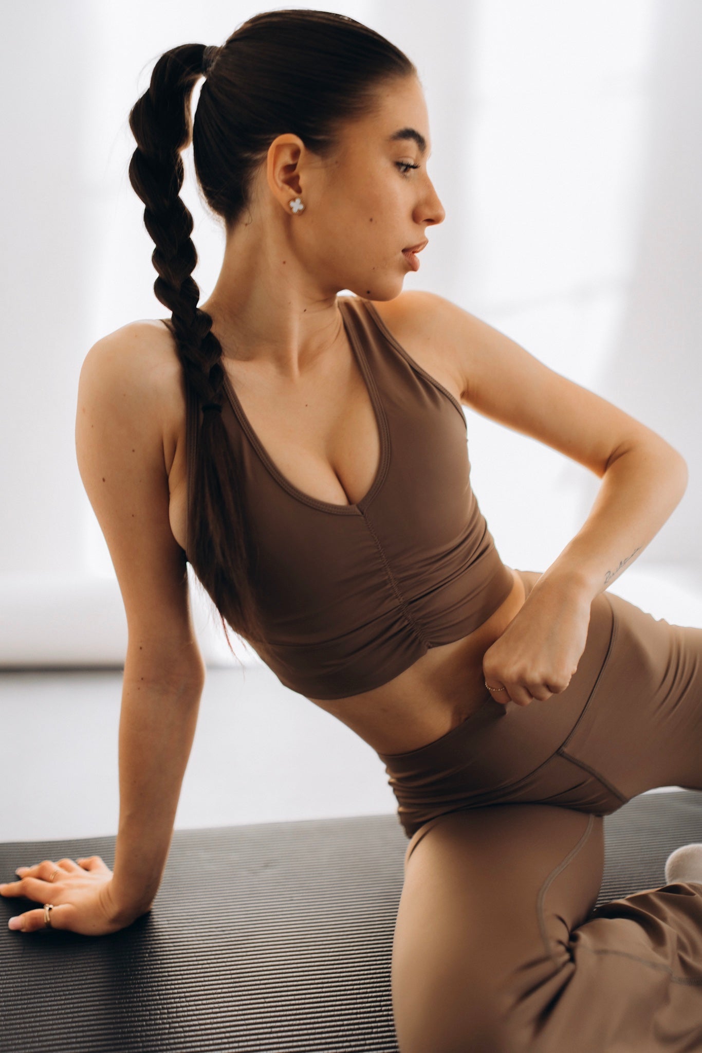 SIENA Sculpting Ruched Sports Bra - Humbl Her
