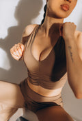 SIENA Sculpting Ruched Sports Bra - Humbl Her