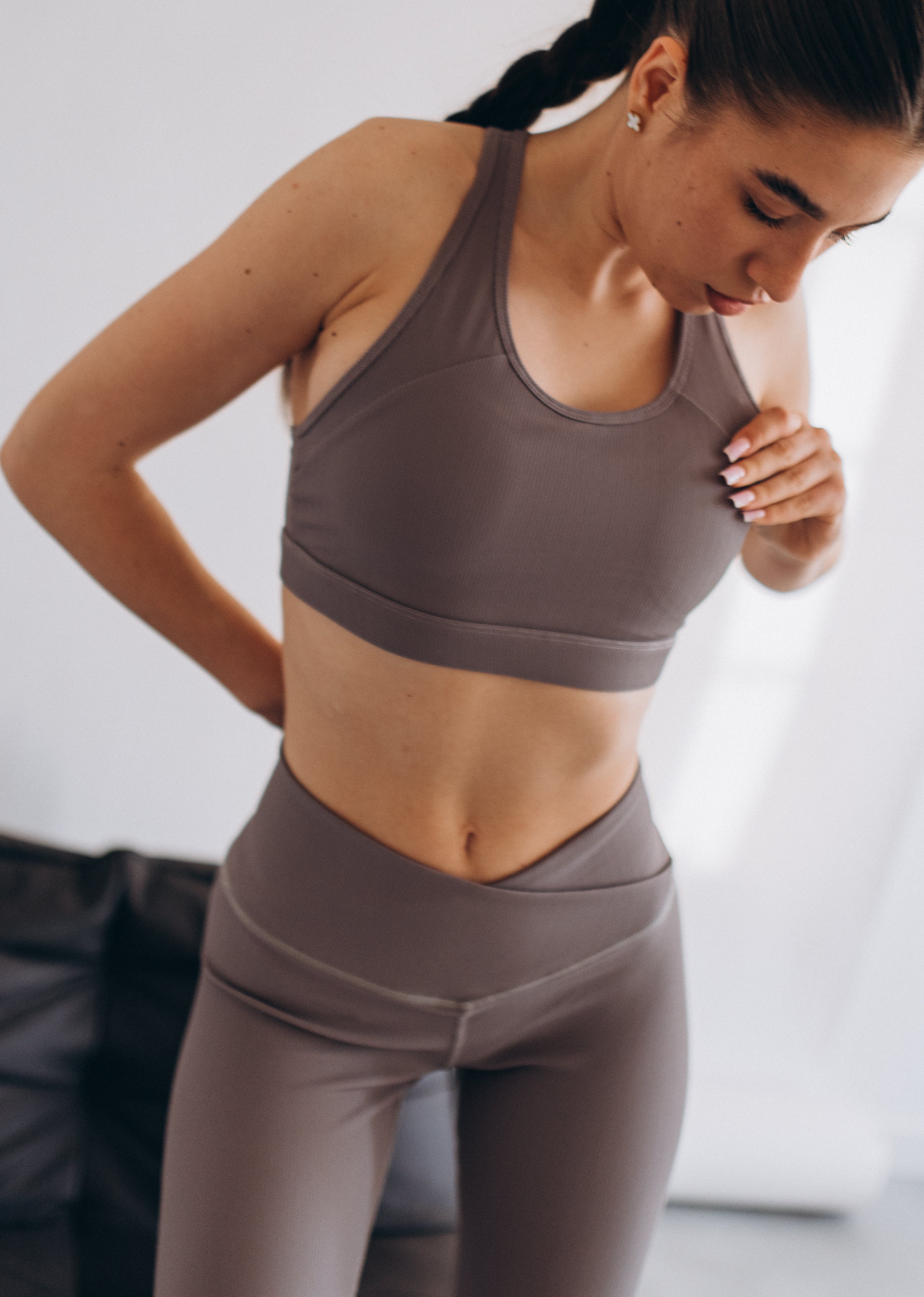 NUSA Ribbed Sports Bra - Humbl Her