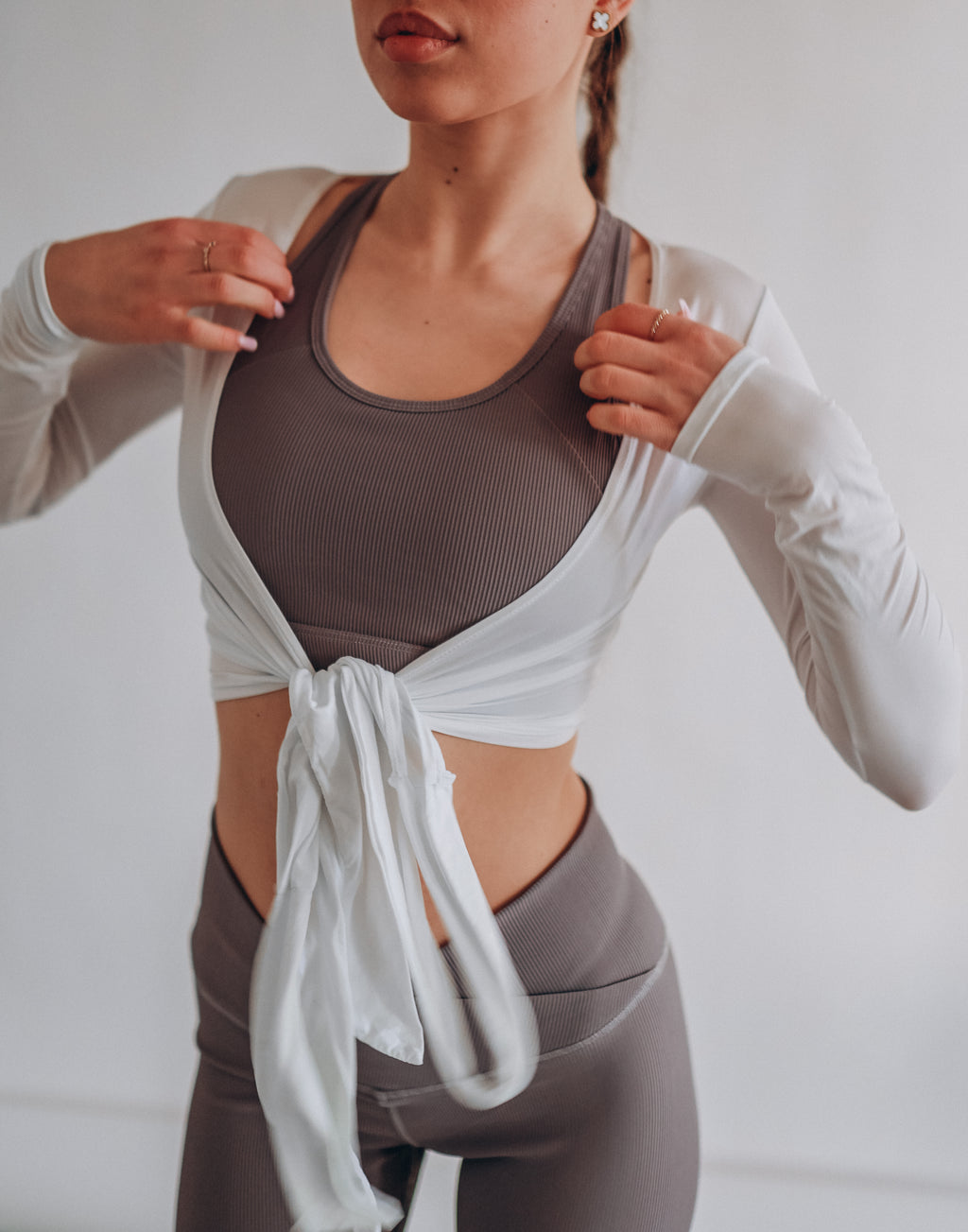 BARRE Wrap Top - Humbl Her