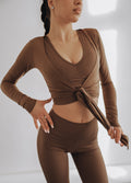 BARRE Wrap Top - Humbl Her