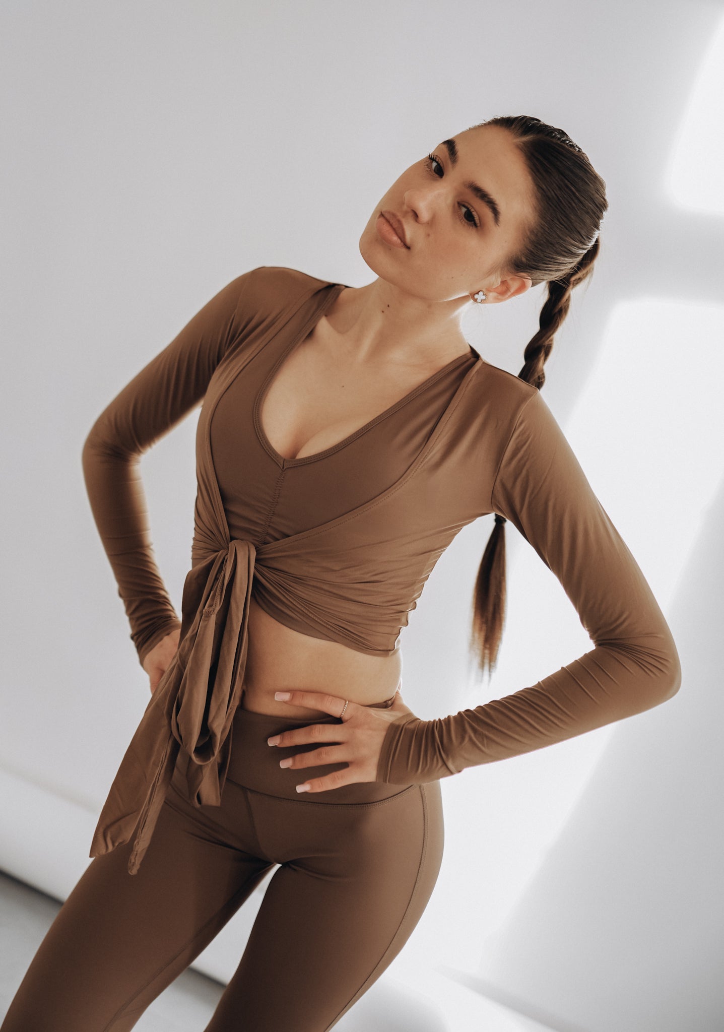 BARRE Wrap Top - Humbl Her