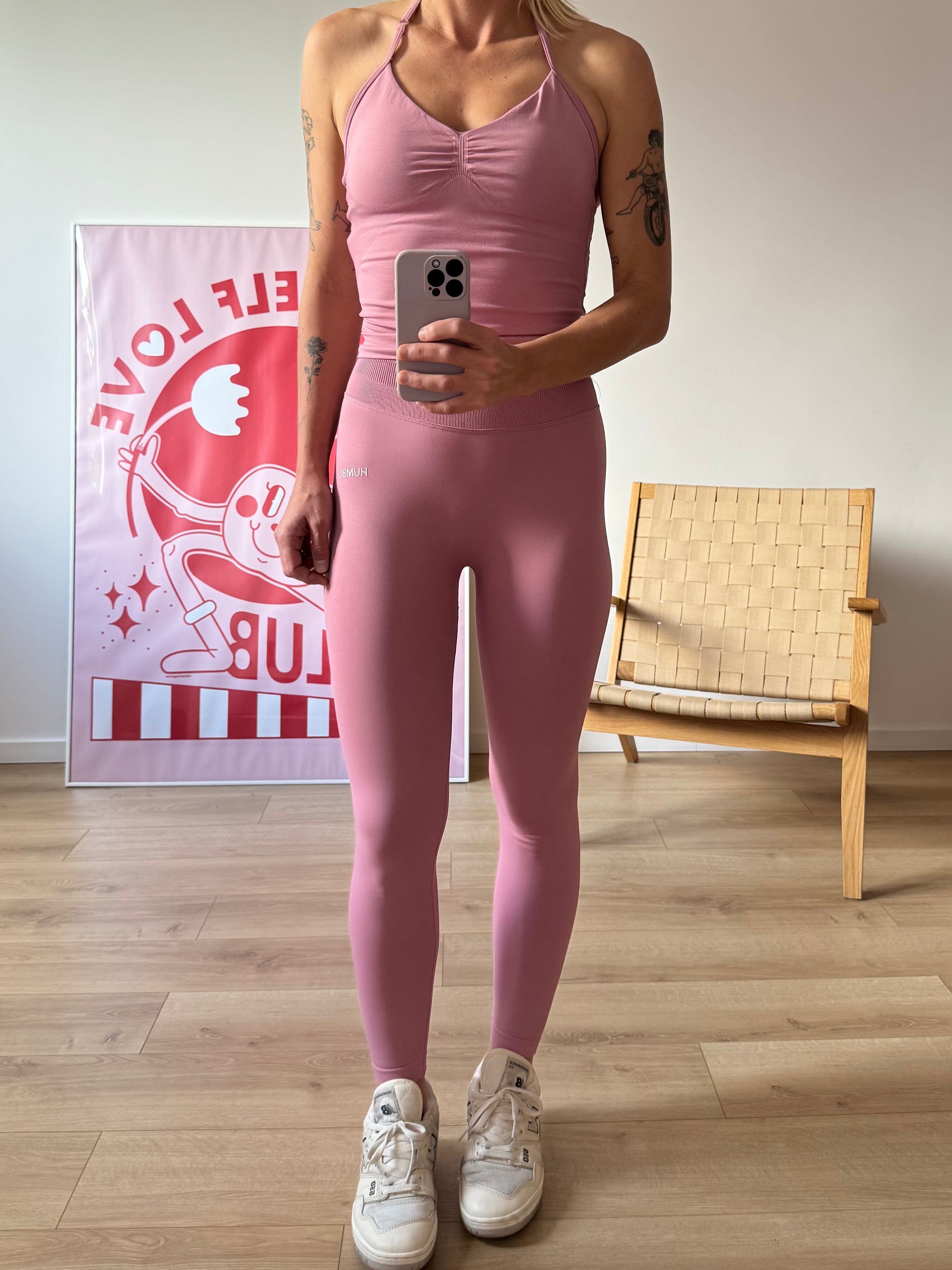 LOVE Seamless High-Waist Scrunch Leggings | Sculpting & Stretchy - Humbl Her