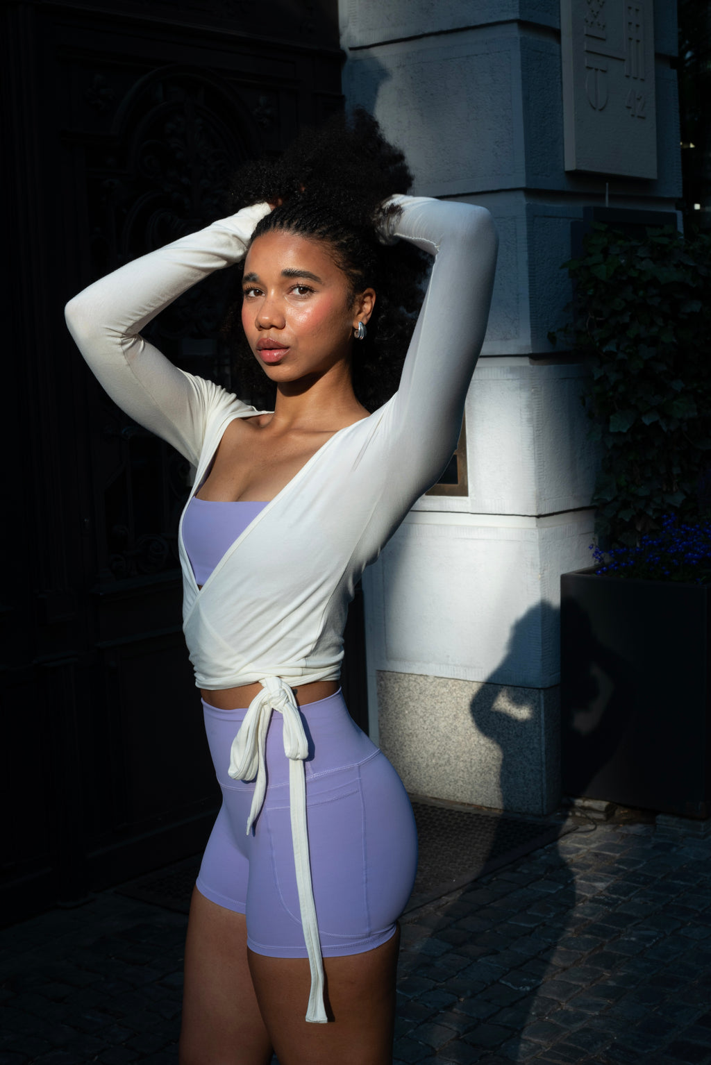 LILY High-Waist Shorts with Pockets - Humbl Her