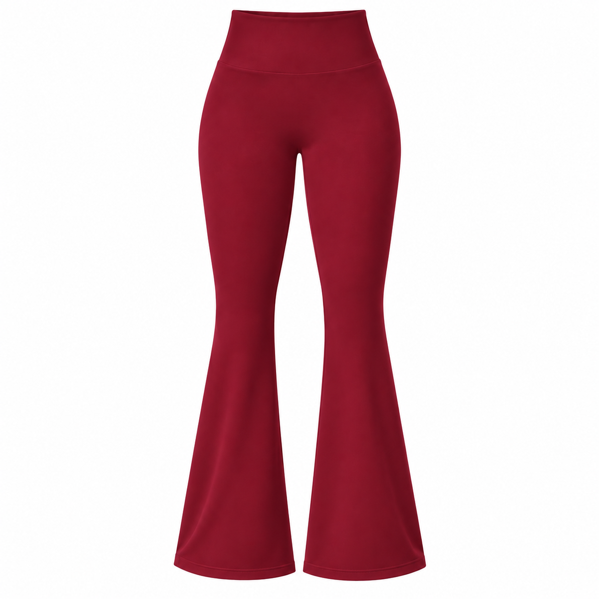 BLOOM High Waist Flare Leggings - Ruby - Humbl Her